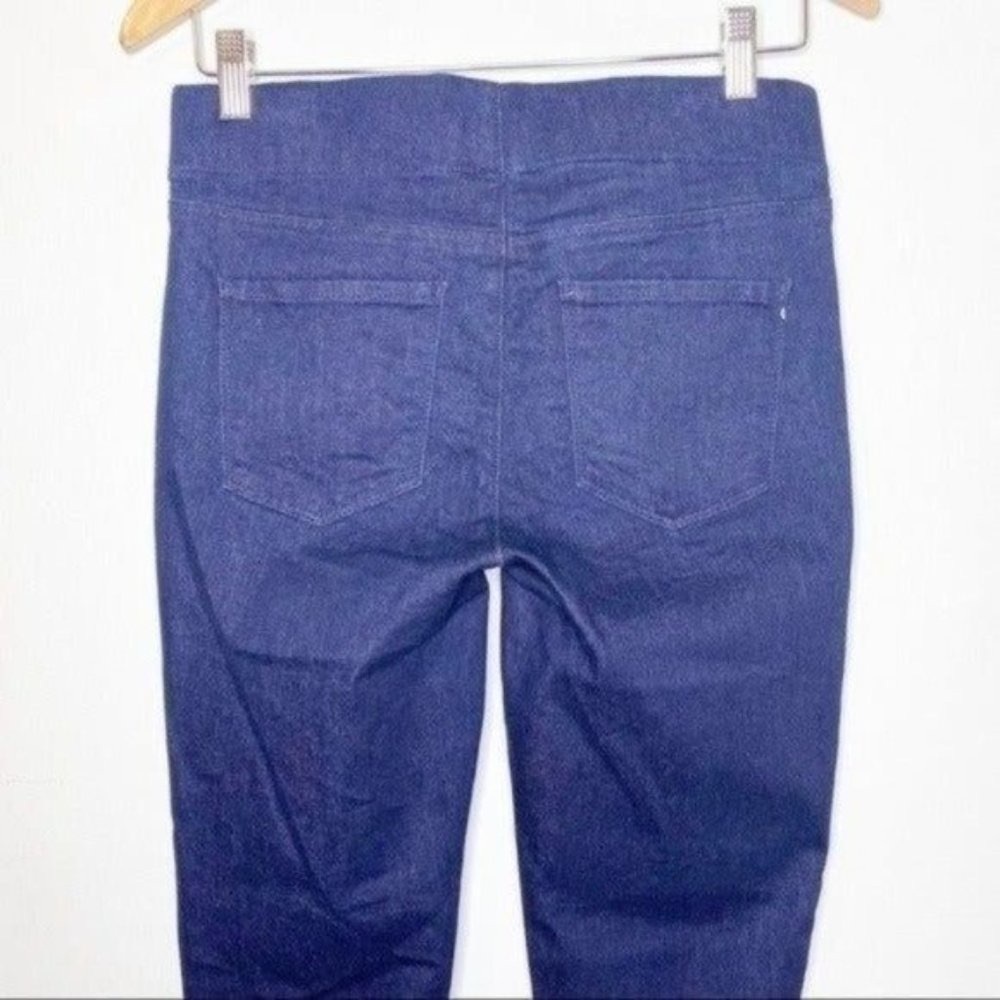 NYDJ Alina Pull On Skinny Ankle Jeans Stretch Dark Blue 4 - Picture 7 of 13
